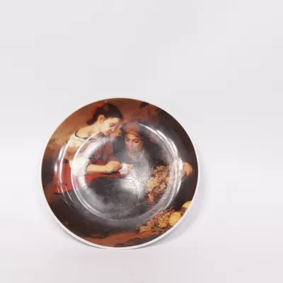 Väggtallrik (Mittelalter Frauen Historisch Deko Ratskeller) från Goebel