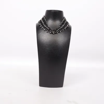 Choker (Sort, Sølv) Ukendt metal