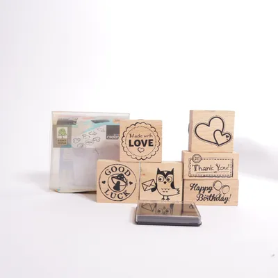 Tampon en caoutchouc (Stempel-Set) de Crelando