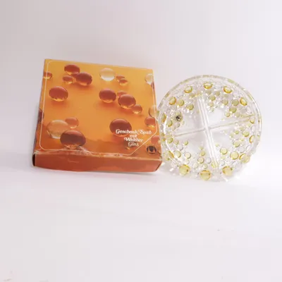 Inredningsdetalj (Transparent, Gul, Silverfärgad) från Walther Glas