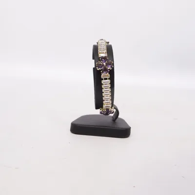 Armband (Lila, Guldfärgad) Okänd metall