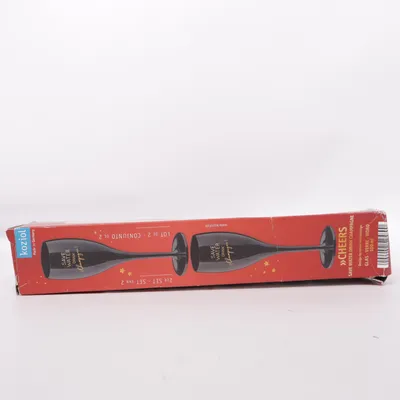 Champagneglas (Svart) från Koziol