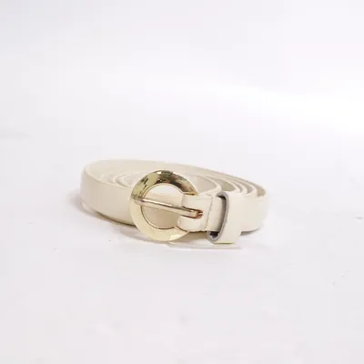 Bælte (Beige) fra SIX Polyester, Polyurethan