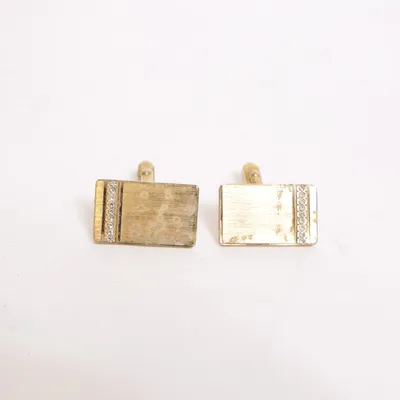 Cufflinks (Gold) Unknown metal