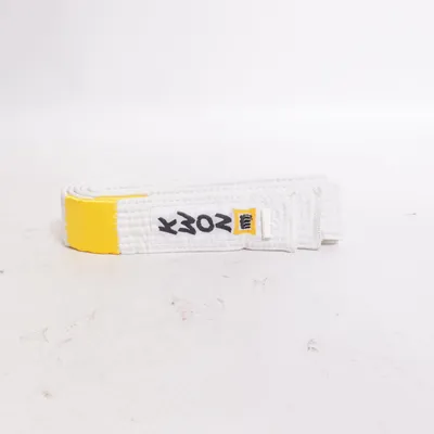 Martial arts belt (White, Yellow) from Kwon