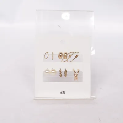 Jewelry set (Gold, White) from H&M Unknown metal
