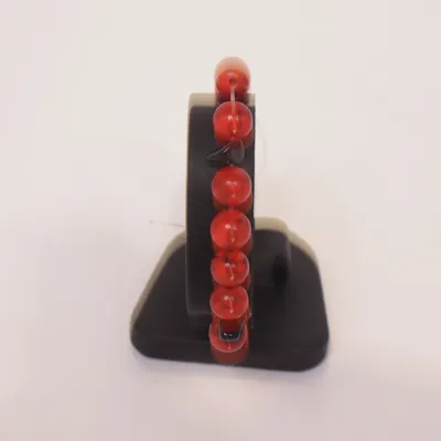 Armband (Röd, Svart) Okänd metall