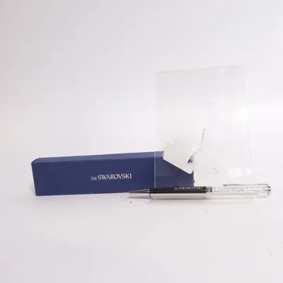 Pen (Sort, Sølv) fra Swarovski