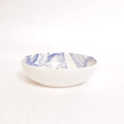Soap dish (White, Blue) from Tranquillo