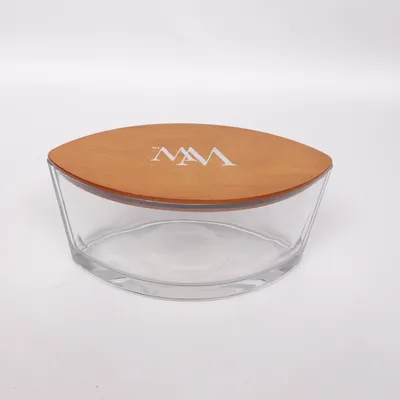 Bowl (Wood Oak Glas Candle Holder) from WoodWick