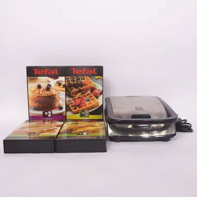 Smörgåsgrill (Svart, Silverfärgad) från Tefal