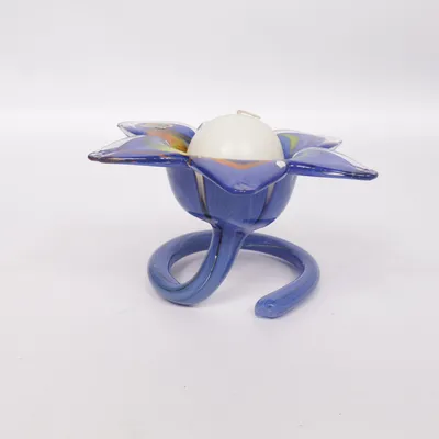Candle holder (Blue, Multicolored)