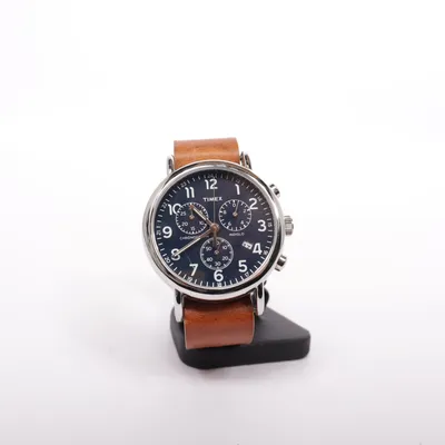 Armbandsur (Blå, Brun) från Timex