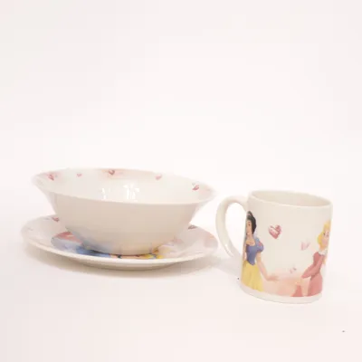 Kinderservies (Wit, Meerkleurig) van Disney Princess