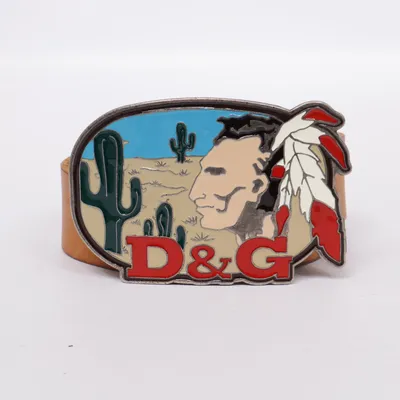 Bälte (Brun, Flerfärgad) från Dolce & Gabbana
