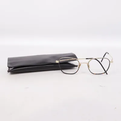 Glasses (Black, Gold) from Saint Laurent