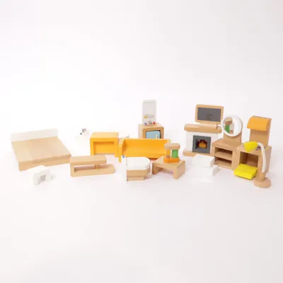 Dollhouse furniture (Brown, Multicolored) from Hape