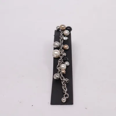 Armband (Grå, Svart, Vit, Guldfärgad) från Fossil Okänd metall