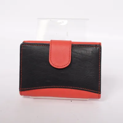 Plånbok (Svart, Röd)