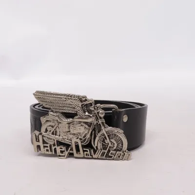 Bälte (Svart, Silverfärgad) från Harley Davidson