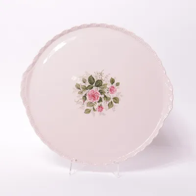 Assiette (Porcelaine Rose) de Hutschenreuther