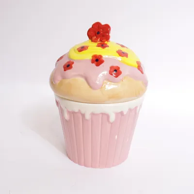 Sockerskål (Rosa, Gul, Röd)