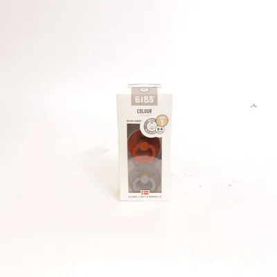 Pacifier (Red, Gray) from Bibs