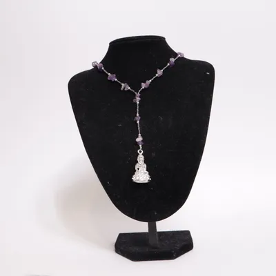 Necklace (Buddha Motive in Silberoptik) from H.D Unknown metal