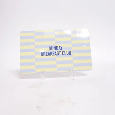 Skylt (Sunday Breakfast Club) från Butlers