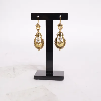 Earrings (Gold) Unknown metal