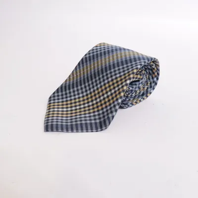 Tie (Blue, Yellow) from Conwell Silk