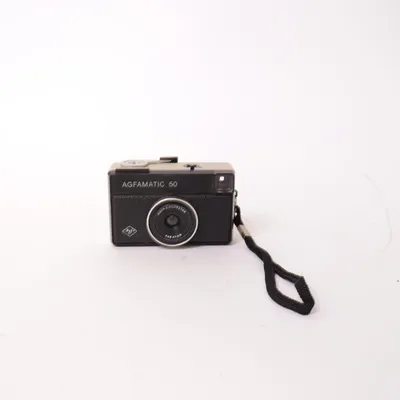 Analog compact camera (Agfamatic 50) from Agfa