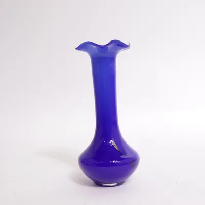 Vase (Blå, Hvid)