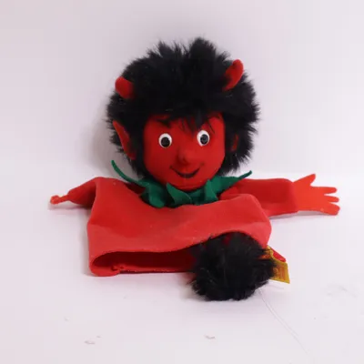 Hand puppet (Red, Black, Green) from Steiff