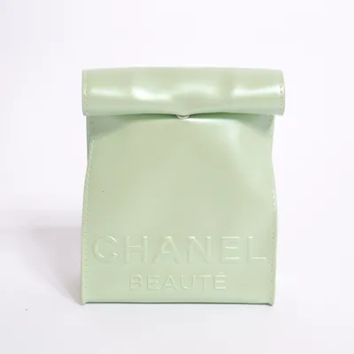 Toilettas (Groen) van Chanel Beauté Polyurethaan, Gerecycled polyester