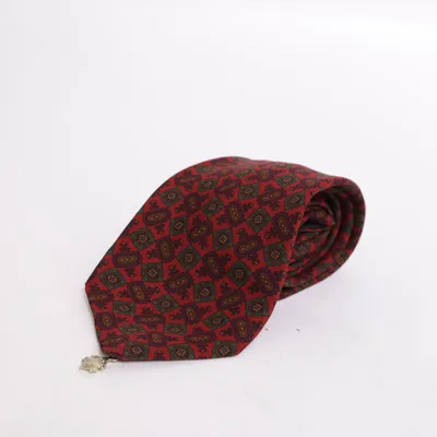 Tie (Red, Multicolored) from Alpi Silk