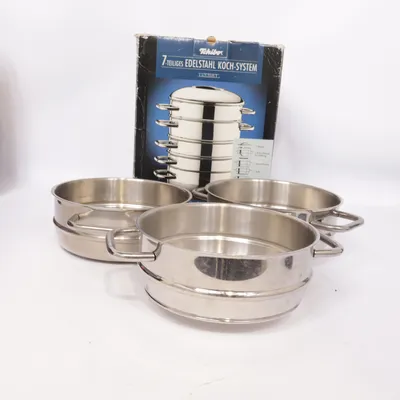 Ångkokare (Silverfärgad) från Tchibo