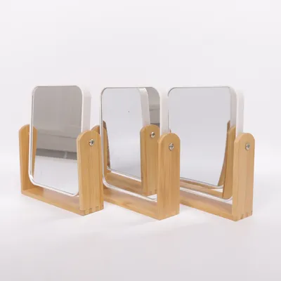 Sminkspegel (Beige, Vit, Silverfärgad)