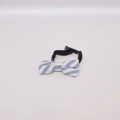 Noeud papillon (Bleu, Blanc, Noir)