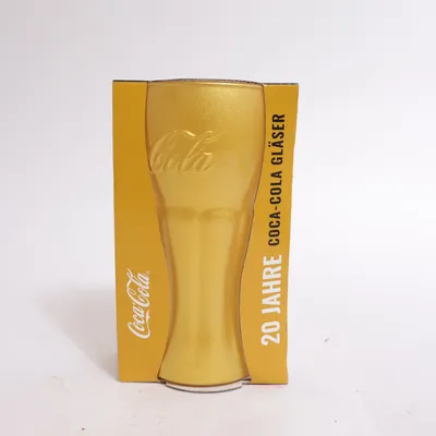 Dricksglas (Guldfärgad) från Coca Cola