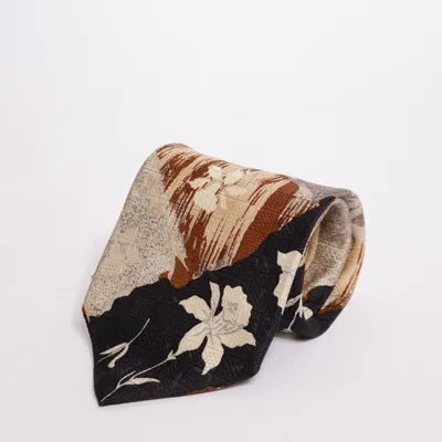 Stropdas (Zwart, Bruin, Beige) van Reine Seide Zijde