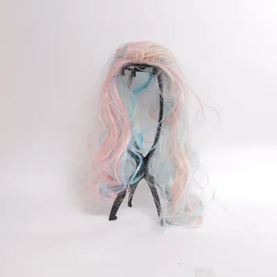 Wig (Blue, Pink, Multicolored)