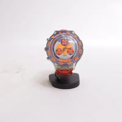 Wristwatch (Swatch Aqua Chrono "Red Harbour" (1993) Modellnummer SBG100) from Swatch