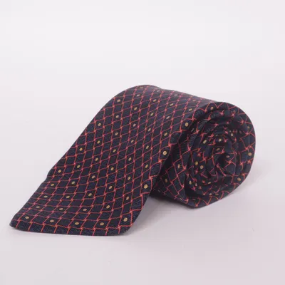 Stropdas (Blauw, Rood, Geel) van BVLGARI Zijde