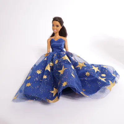 Dukke (Blå, Guld) fra Barbie