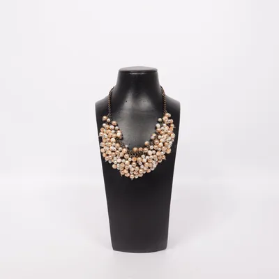 Choker (Beige, Hvid, Flerfarvet) Ukendt metal
