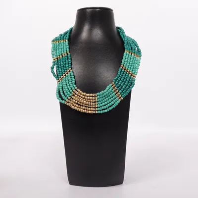 Halsband (Turkos, Guldfärgad) från Bijou Brigitte Okänd metall