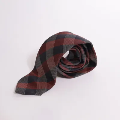 Krawatte (Rot, Schwarz, Grau) von Angelo Litrico