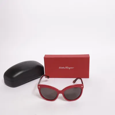 Sonnenbrille (Rot) von Salvatore Ferragamo