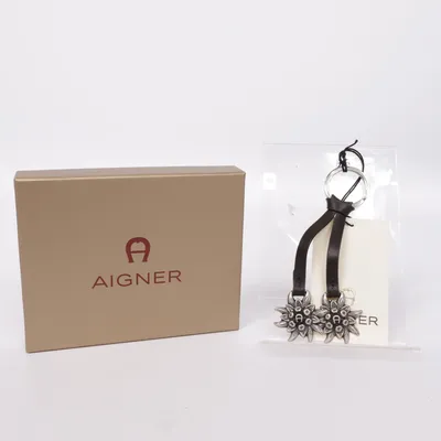 Nyckelring (Silverfärgad, Svart) från Aigner